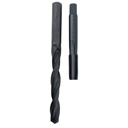 M14 x 1.5 straight flute tap with 12.5mm black oxide drill bit set