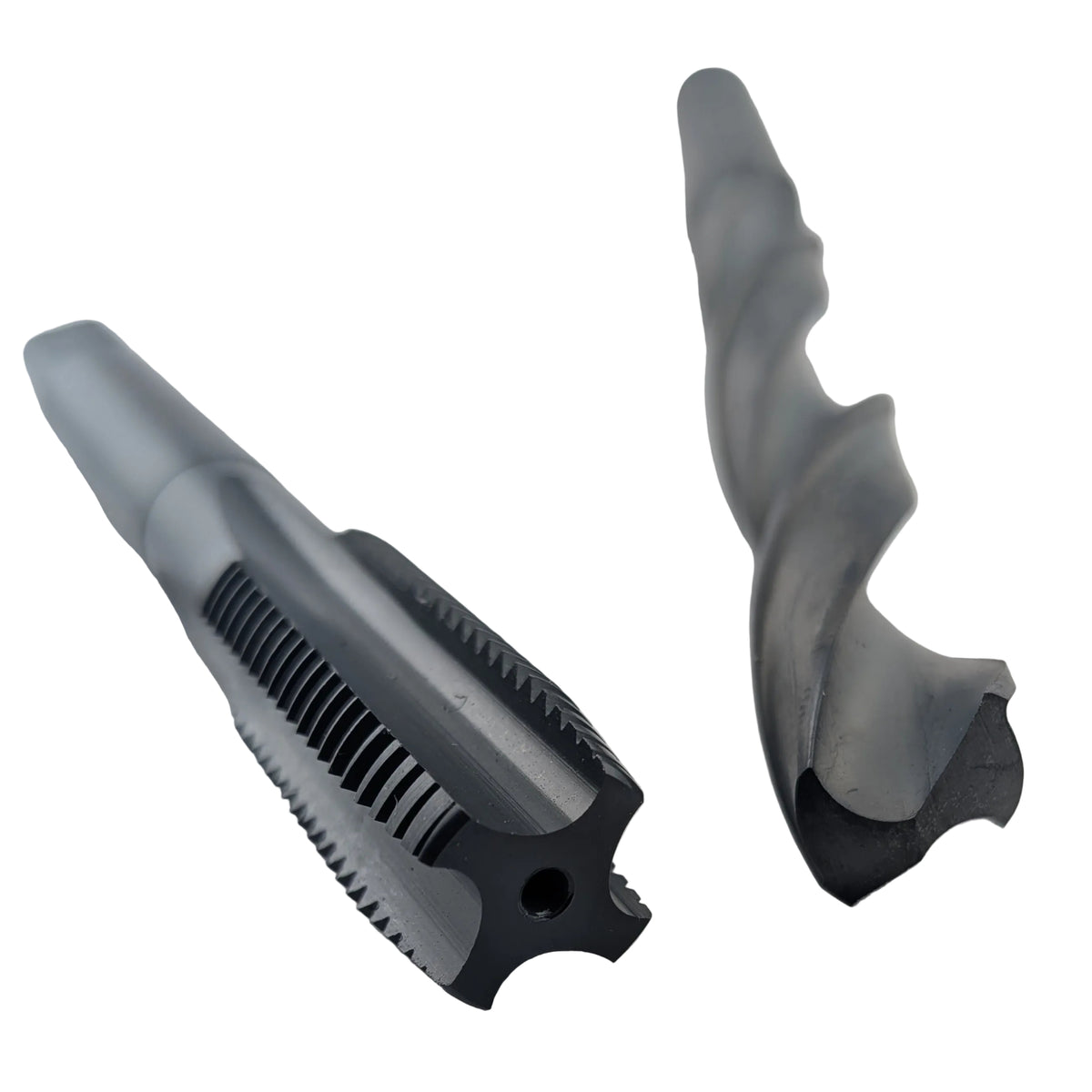 M14 x 1.5 straight flute tap with 12.5mm black oxide drill bit set