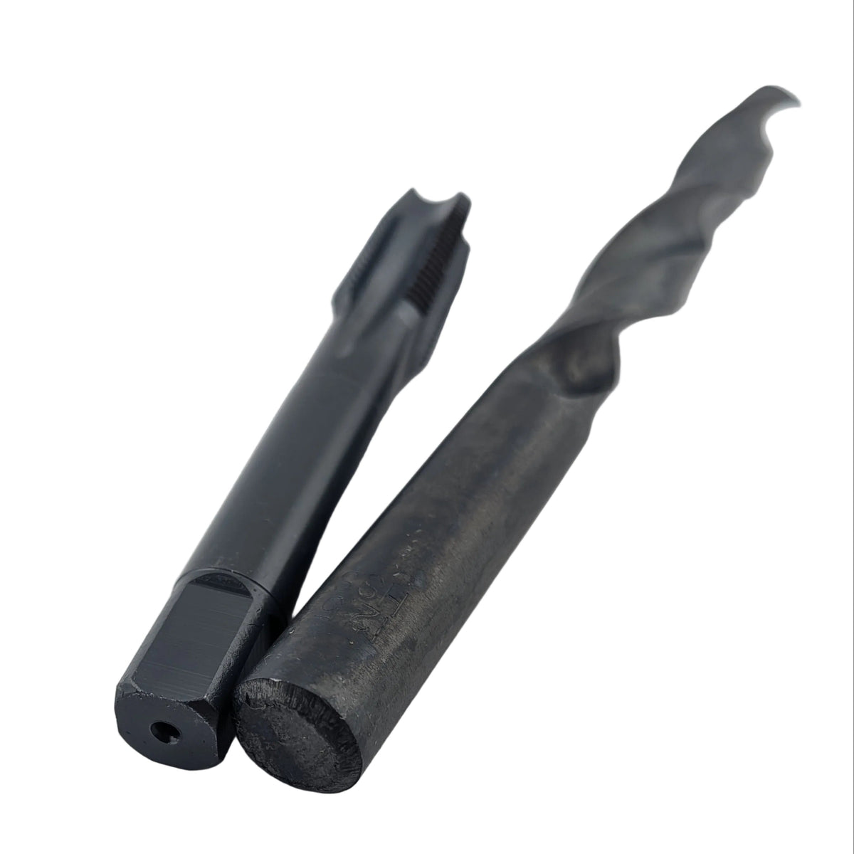 M14 x 1.5 straight flute tap with 12.5mm black oxide drill bit set
