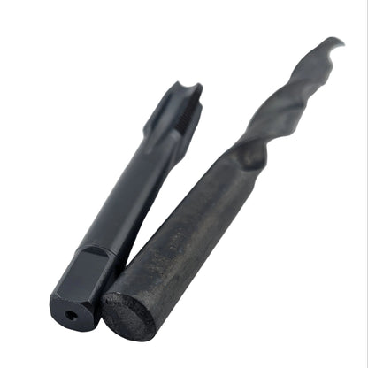 M14 x 1.5 straight flute tap with 12.5mm black oxide drill bit set