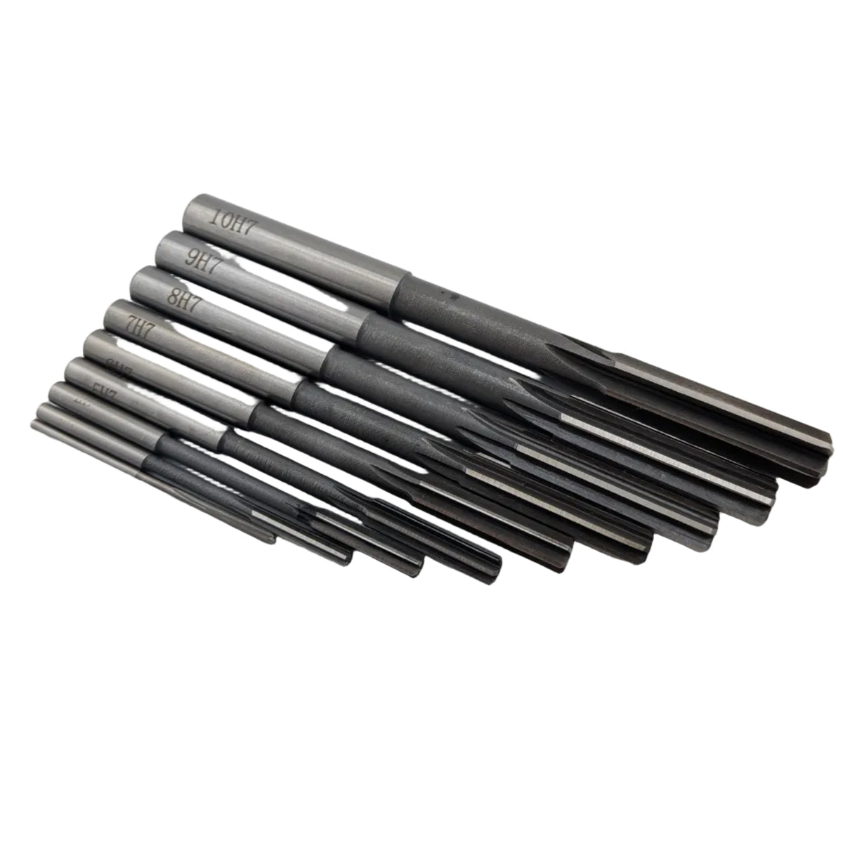 2mm to 10mm H7 straight flute chucking reamer set for lathes