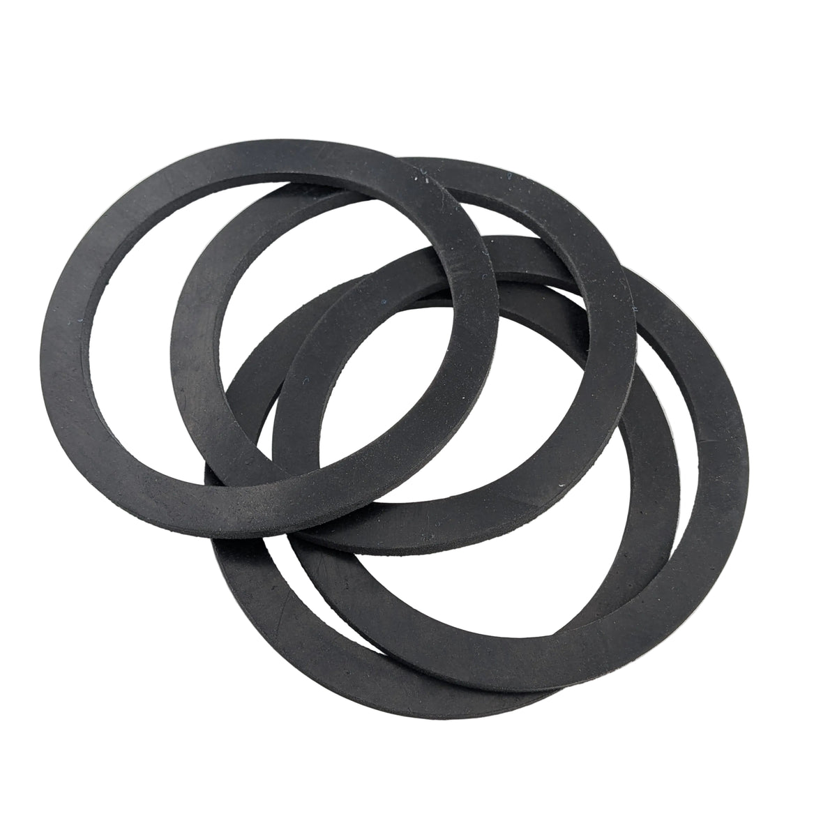 4 pack 90mm shower tray waste rubber seals, 105 x 85 x 4mm
