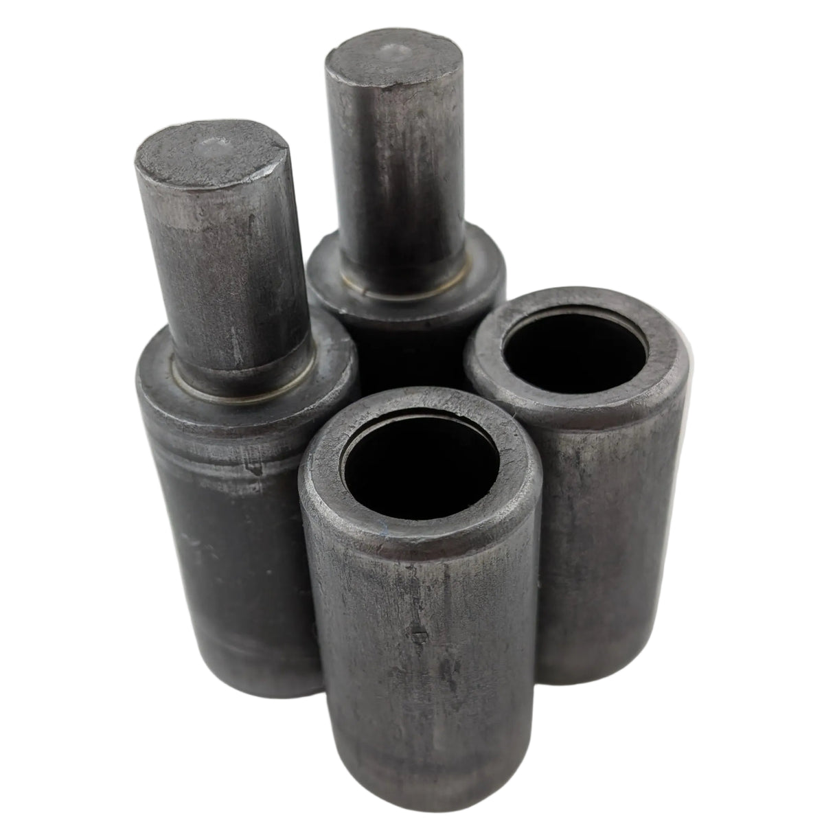 2 pair weld on barrel hinges 73mm x 20mm male to female