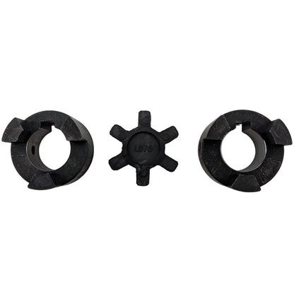 Flexible shaft coupling 24mm to 25mm motor coupler, 51 x 44mm