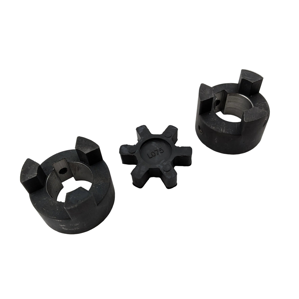 Flexible shaft coupling 24mm to 25mm motor coupler, 51 x 44mm