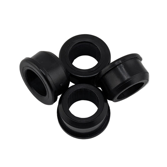 4 pack wheel axle reducing bushes for sack truck and trolley wheels, 1 inch to 0.6 inch