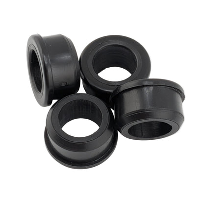 4 pack wheel axle reducing bushes for sack truck and trolley wheels, 1 inch to 0.6 inch