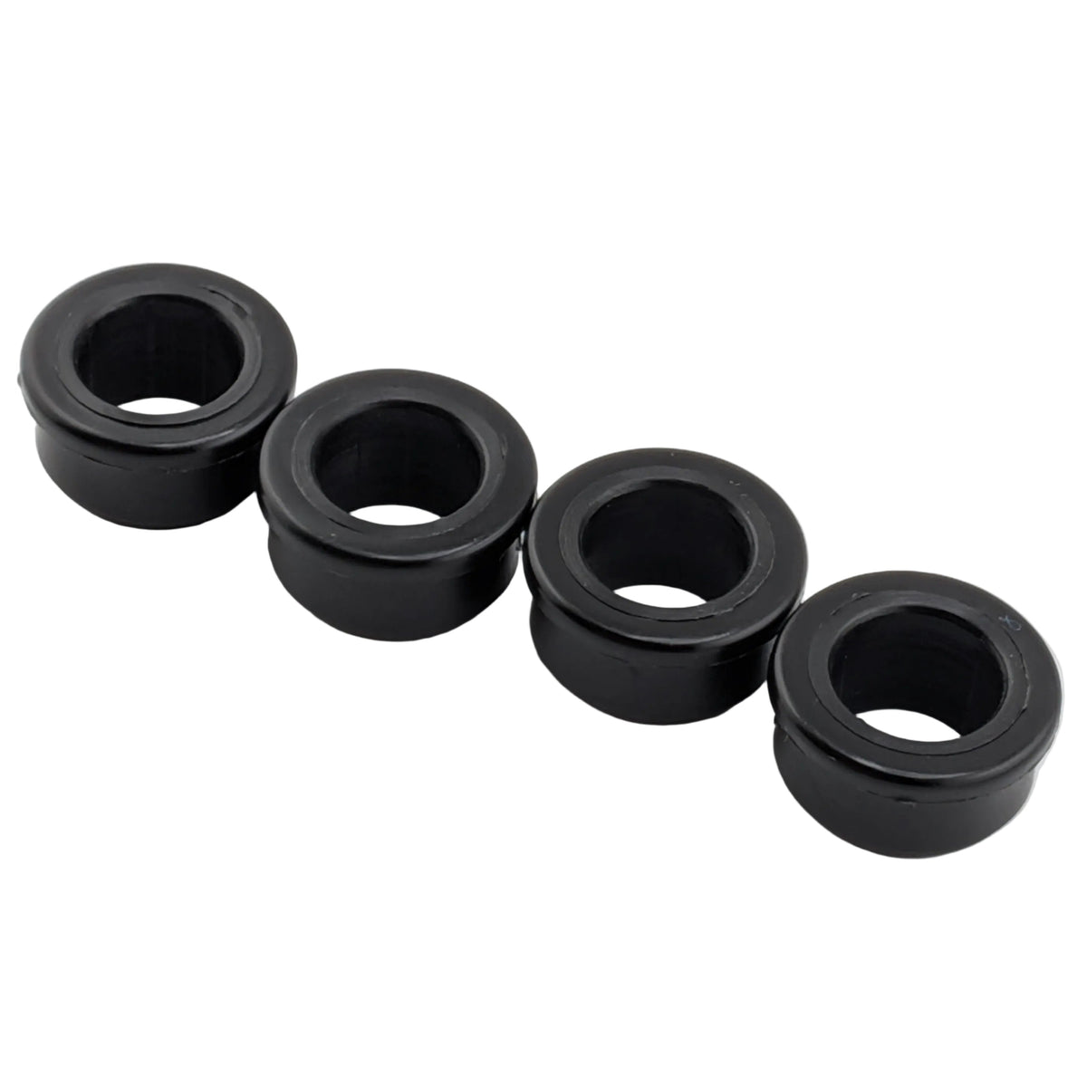 4 pack wheel axle reducing bushes for sack truck and trolley wheels, 1 inch to 0.6 inch