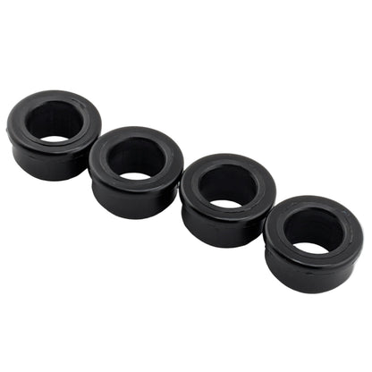 4 pack wheel axle reducing bushes for sack truck and trolley wheels, 1 inch to 0.6 inch