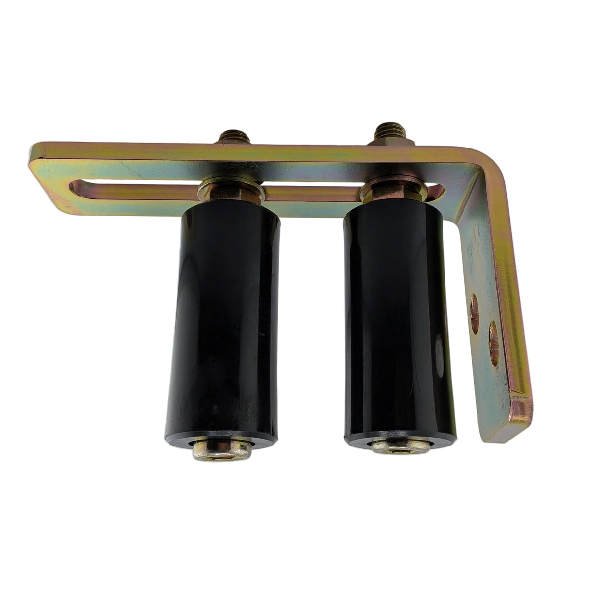 Adjustable 3 inch sliding gate nylon roller guide with L-shaped bracket