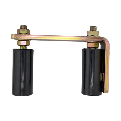 Adjustable 3 inch sliding gate nylon roller guide with L-shaped bracket