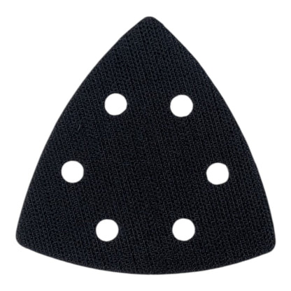 2 pack 93mm triangle sander velour interface backing pads