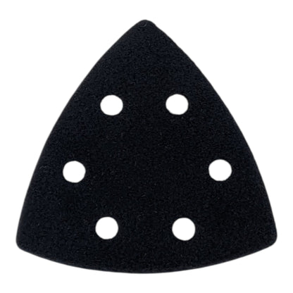 2 pack 93mm triangle sander velour interface backing pads