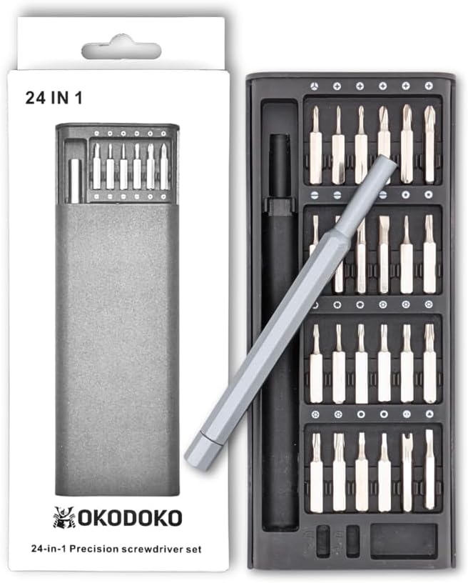 Precision Mini Screwdriver Set – Repair Tool Kit for iPhone, MacBook, iPad, Laptop, PC, Computer, Phone, Tablet, Nintendo Switch, PS5, PS4, Xbox, Ring Doorbell, Glasses, Electronics, Toys & Watches