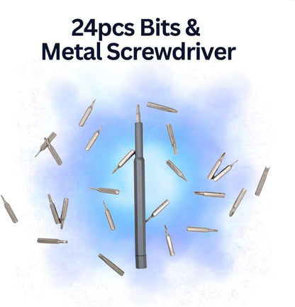 Precision Mini Screwdriver Set – Repair Tool Kit for iPhone, MacBook, iPad, Laptop, PC, Computer, Phone, Tablet, Nintendo Switch, PS5, PS4, Xbox, Ring Doorbell, Glasses, Electronics, Toys & Watches