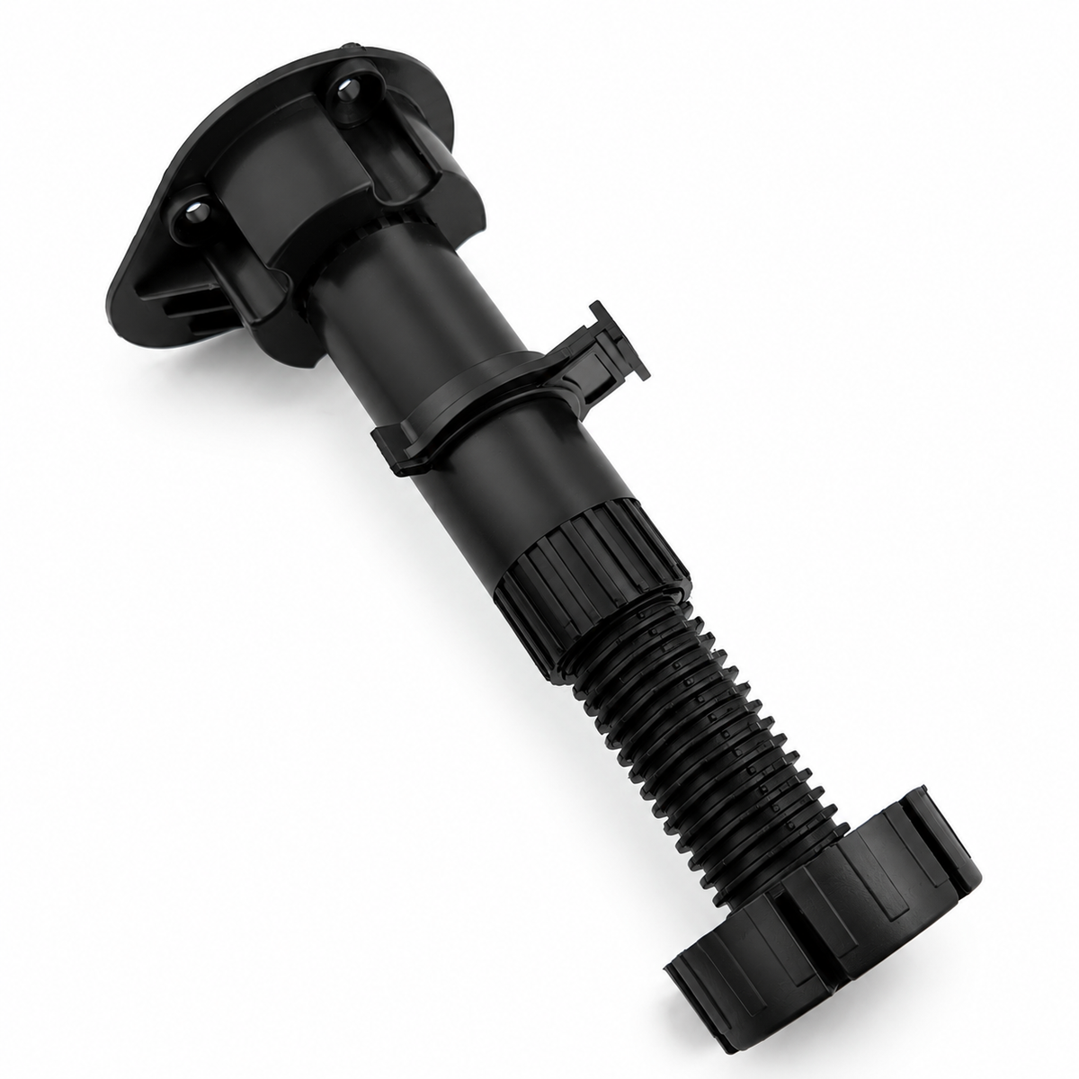 4 black adjustable kitchen unit cabinet legs, 120mm to 150mm height