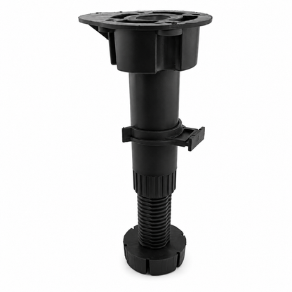 4 black adjustable kitchen unit cabinet legs, 120mm to 150mm height