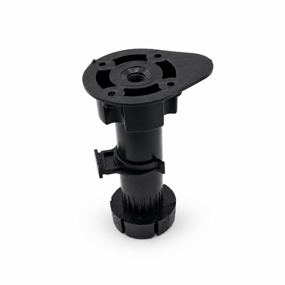 4 black adjustable kitchen unit cabinet legs, 120mm to 150mm height