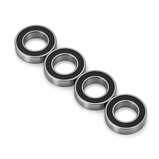 4 pack MR18307-2RS bicycle hub ball bearings, 18x30x7mm