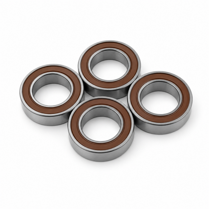 4 pack MR18307-2RS bicycle hub ball bearings, 18x30x7mm