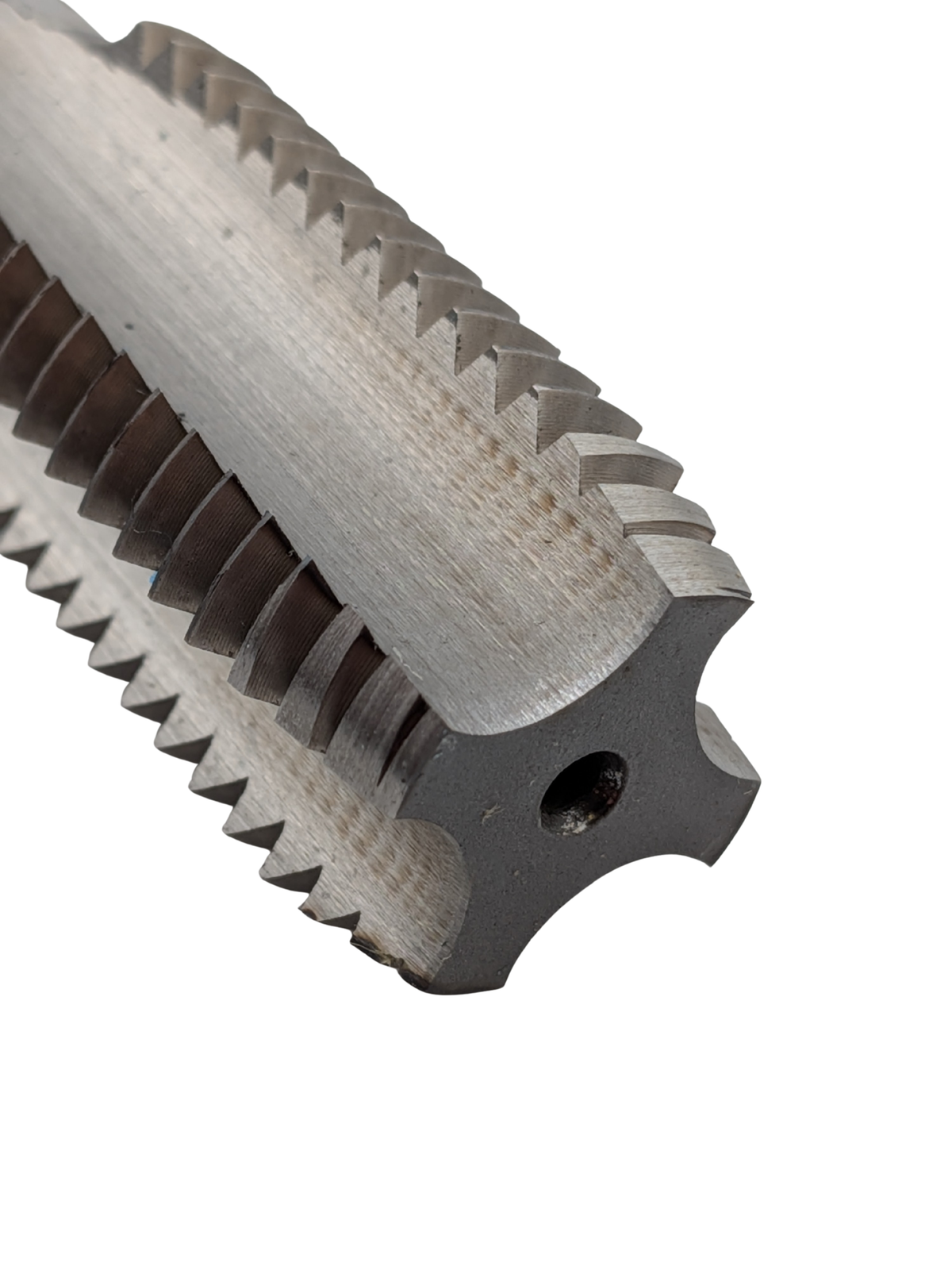 M20 x 2.5 metric left hand HSS machine thread tap, 4 straight flutes