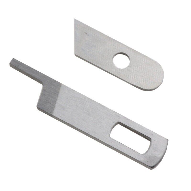 Upper & Lower Cutter Blades Fits Singer Serger Overlock Machine Compatible Parts