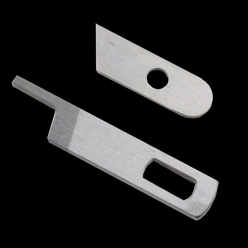 Upper & Lower Cutter Blades Fits Singer Serger Overlock Machine Compatible Parts