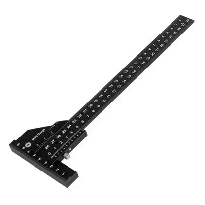 Woodworking Scriber T Square Ruler Slide Marking Measuring Gauge Scribing Carpentry Tool - Aluminium Alloy for Carpenter Layout Measuring T-Square