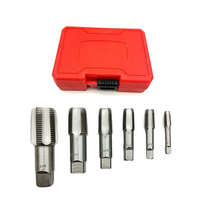 5 Piece BSP Pipe Tap Set, 1/8", 1/4", 3/8", 1/2"