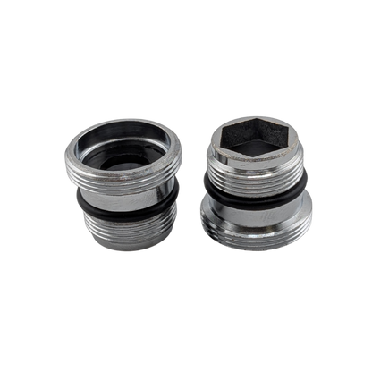 2 pack M18.5 to M22 male to male adapters for Ikea taps