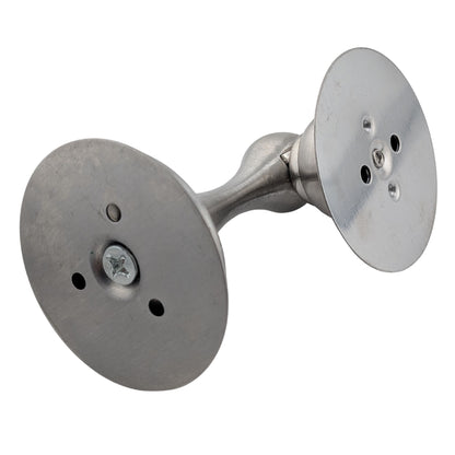 4 Pack Magnetic Door Stopper Brushed Nickel Finish, No-Drill Door Stop with Strong Adhesive