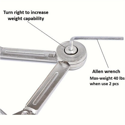 4 pack lift up strut lid flap stay support hinges for cupboards and cabinets