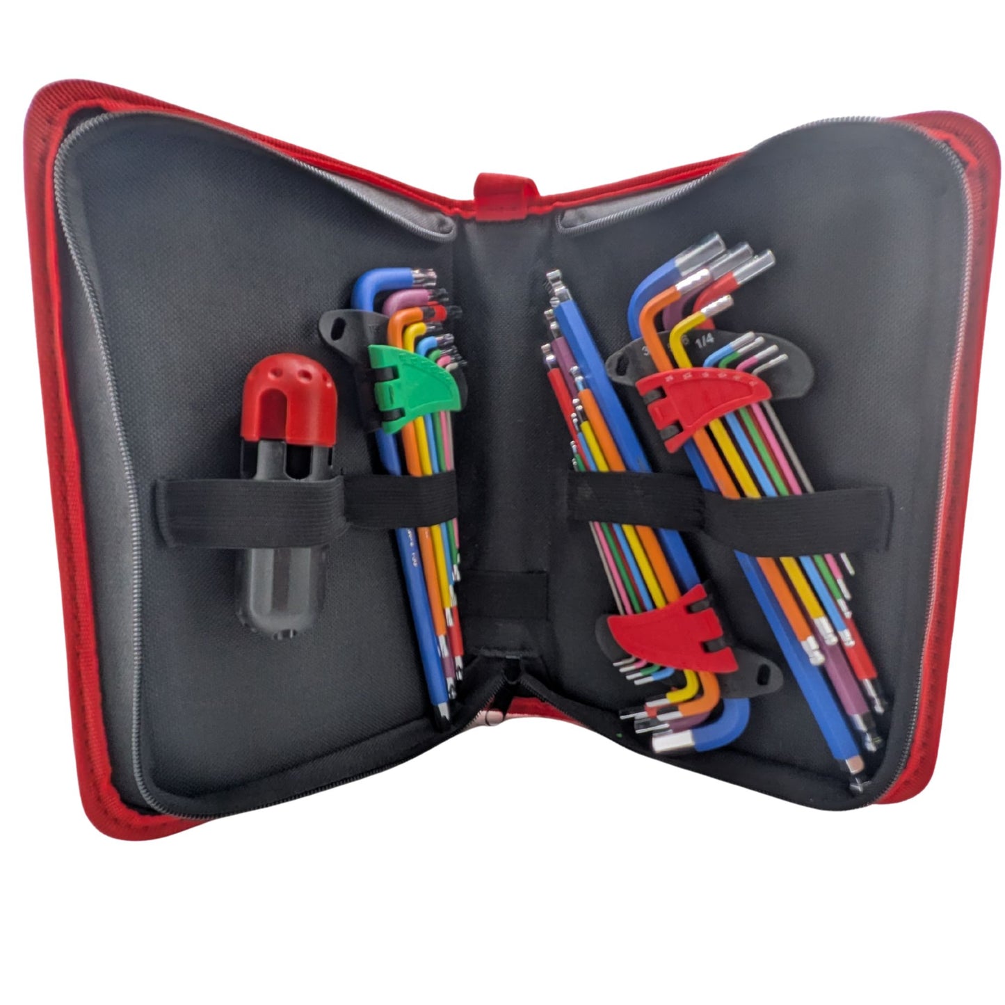 27pcs Long Allen Wrenches Sets with Ball End, SAE Metric Torx Allen Key Set with T-Handle Hex