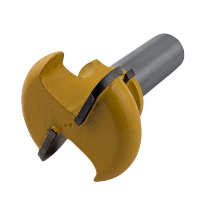 Drawer Pull Router Cutter Bit, 1/2 Inch Shank, 38mm Cut Diameter & 6.3mm Cut Radius