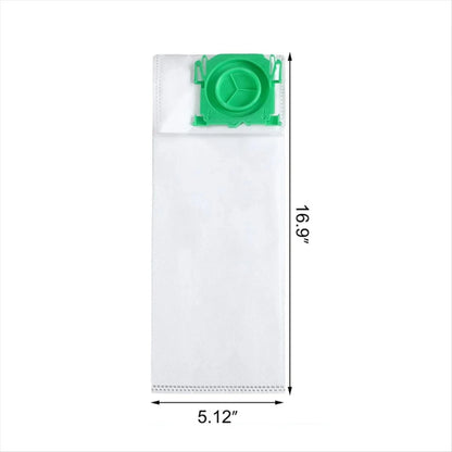 12 Pack Cylinder Vacuum Cleaner Bags for Sebo K1 K3 Series, Large Dust Capacity
