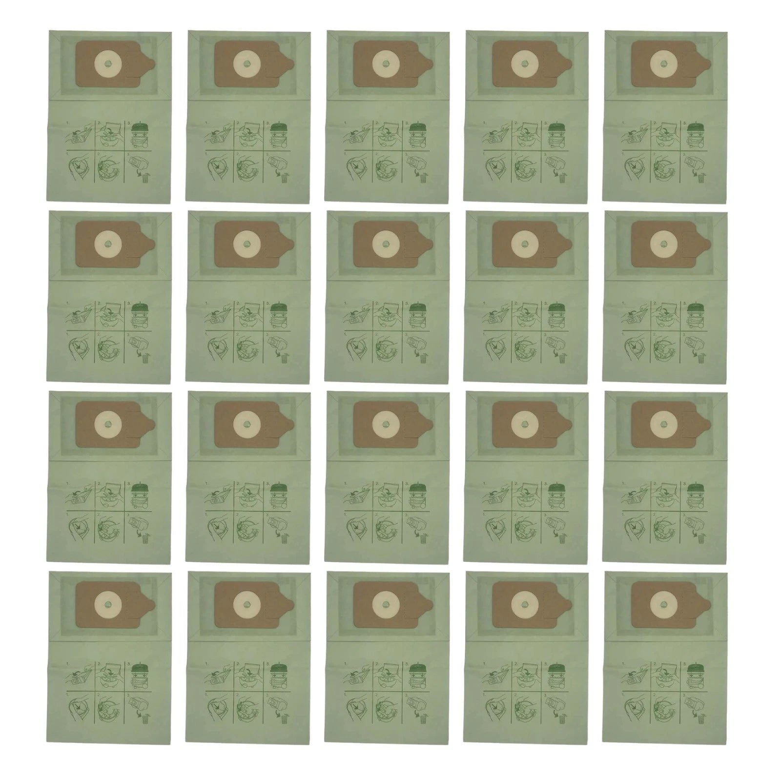 20 Pack Vacuum Bags for Henry Hoover, Hetty & Numatic HVR200, NV200, NV225