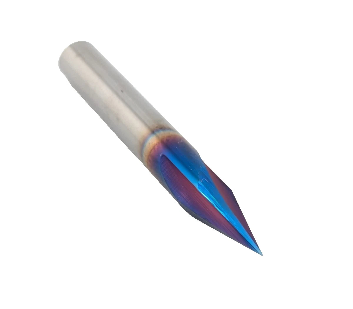 30° VGroove 4 Flute Router Bit 1/4" Shank TiAlN-Coated Carbide for CNC Engraving
