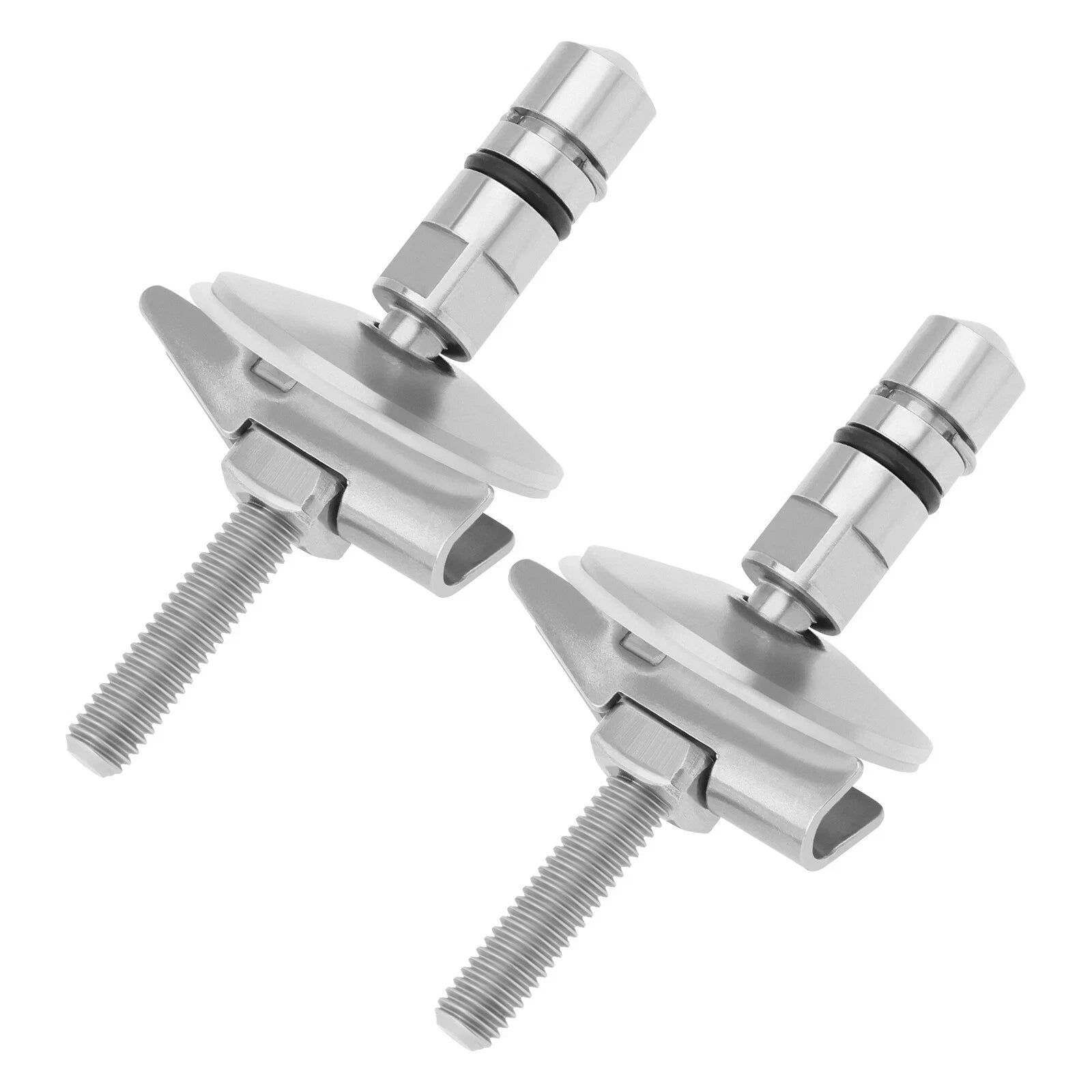 2x Toilet Seat Fixing Hinge Lid Brackets for HARO & LUVETT Stainless M6 x 71.5mm