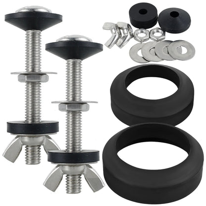 Toilet Tank to Bowl Gaskets, Washers, Bolts & Seals for 2" & 3" Cistern Coupling