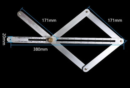 Angle Finder Square Protractor for Floor Ceiling Corner Measuring Tile Wood Tool