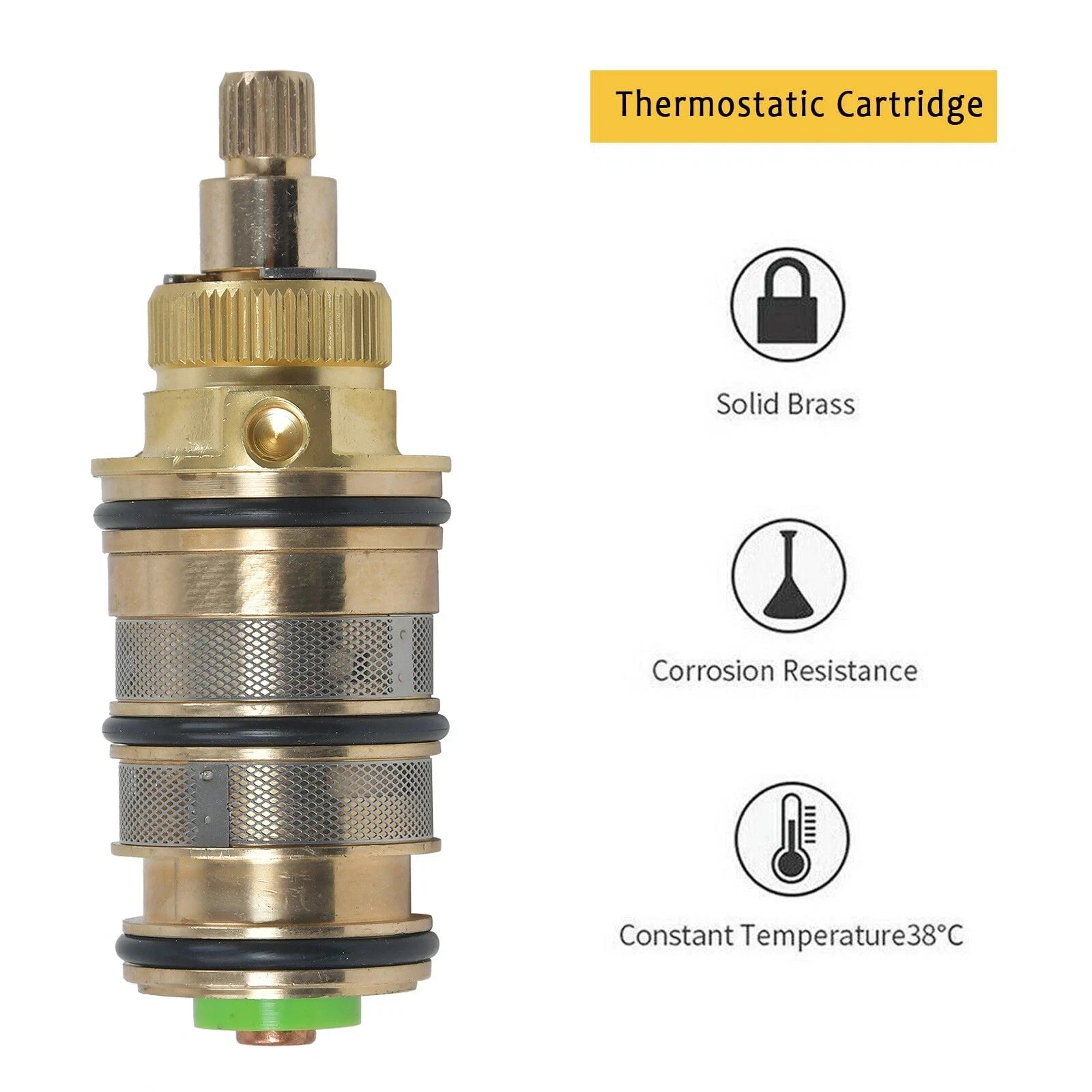 Replacement Thermostatic Cartridge Shower Bath Mixer Valve Bar Core Repair Kit