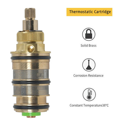 Replacement Thermostatic Cartridge Shower Bath Mixer Valve Bar Core Repair Kit