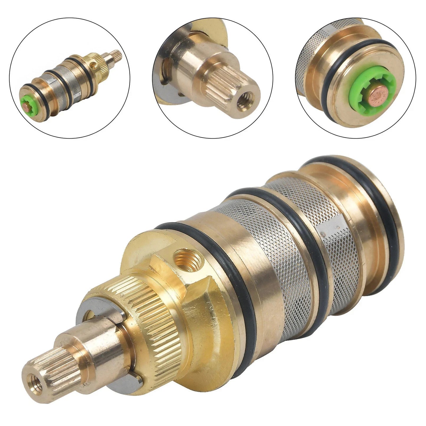 Replacement Thermostatic Cartridge Shower Bath Mixer Valve Bar Core Repair Kit