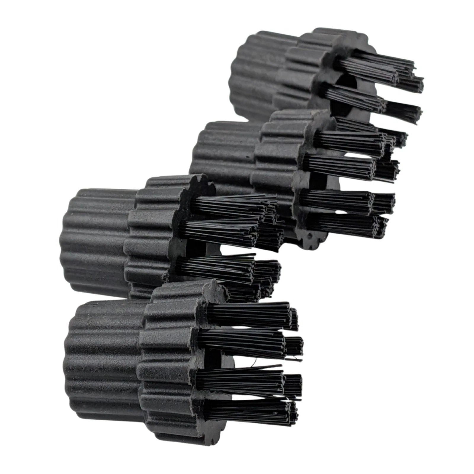 4pcs Replacement Nylon Brushes with M8 Thread for H2O X5 Steam Cleaning Mop