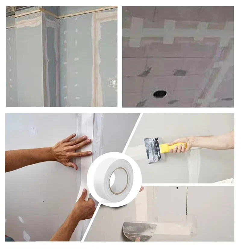 70m x 48mm Plasterboard Drywall Paper Joint Tape Crack Repair, Edge Protection