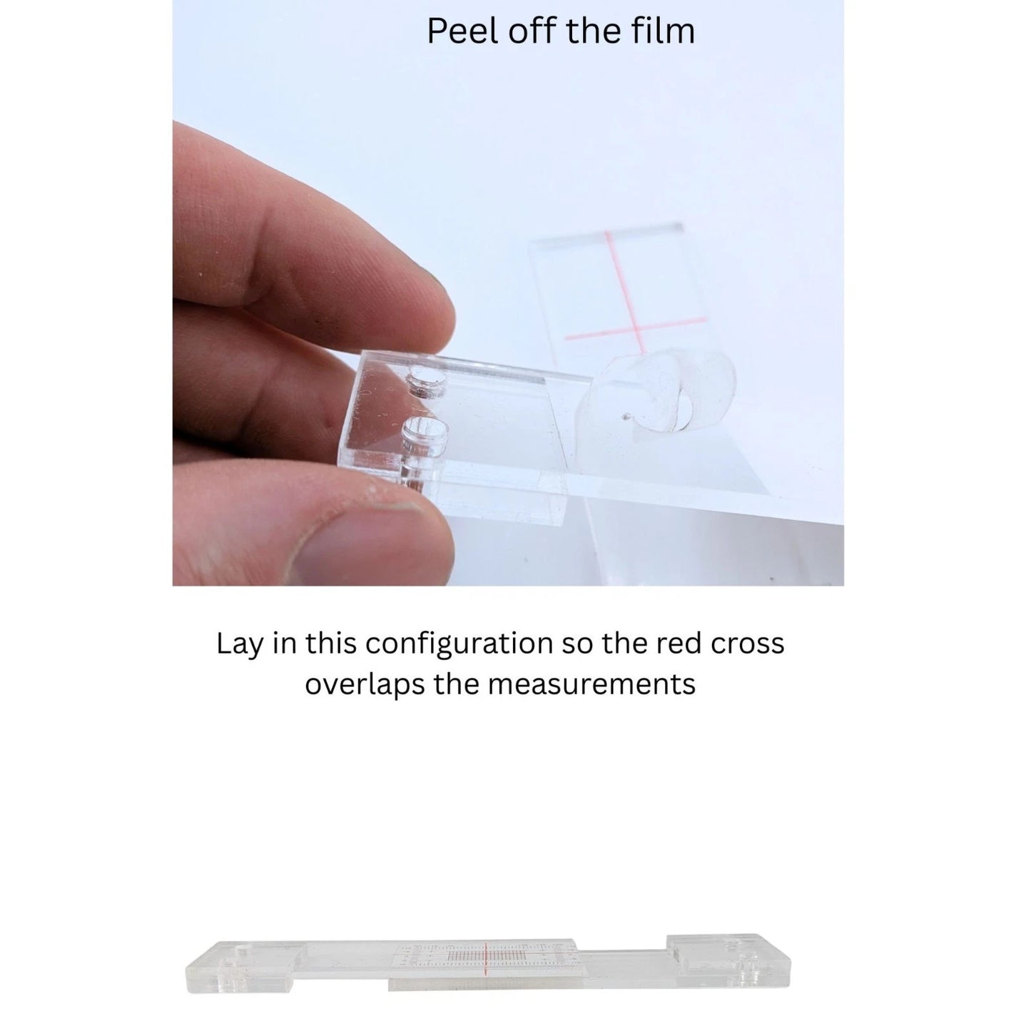 3 Pack of Tell Tale Wall Crack Monitor Devices Movement Measure Observation Tools