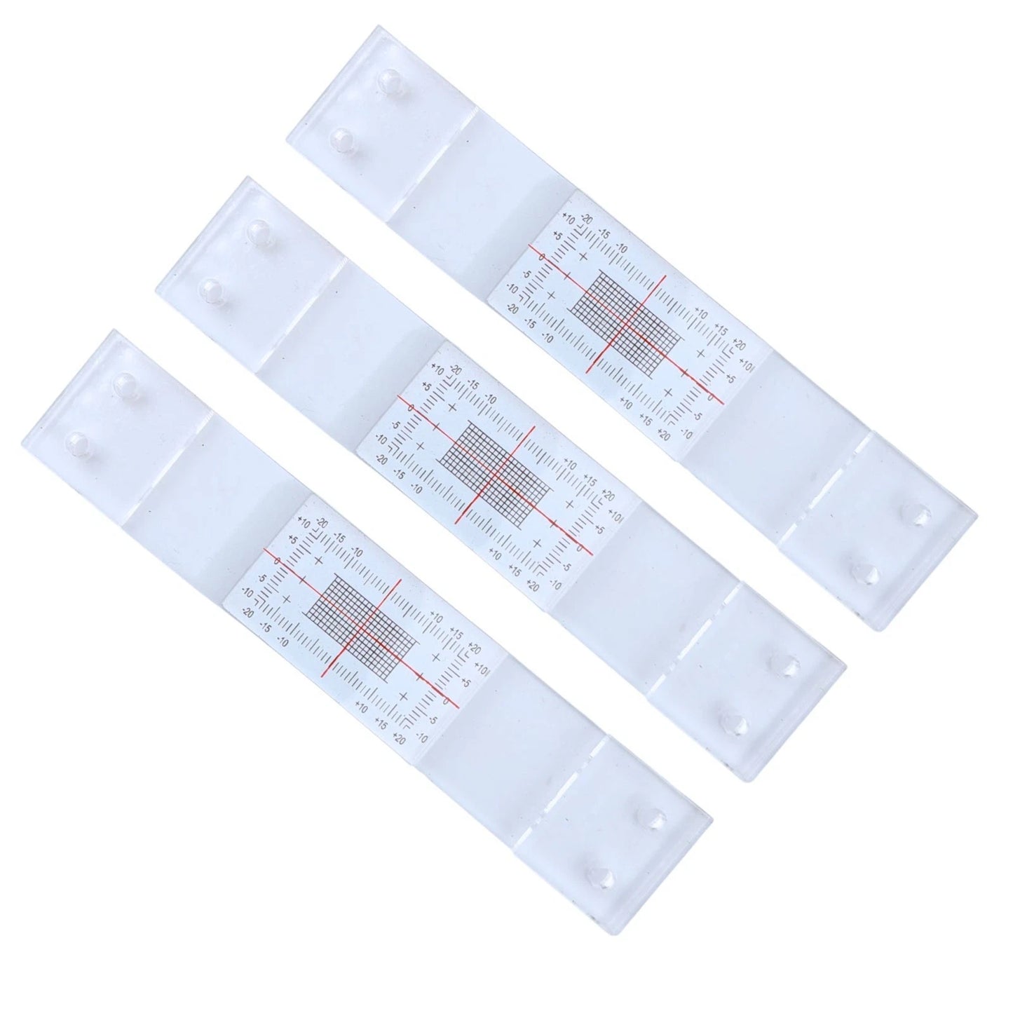 3 Pack of Tell Tale Wall Crack Monitor Devices Movement Measure Observation Tools