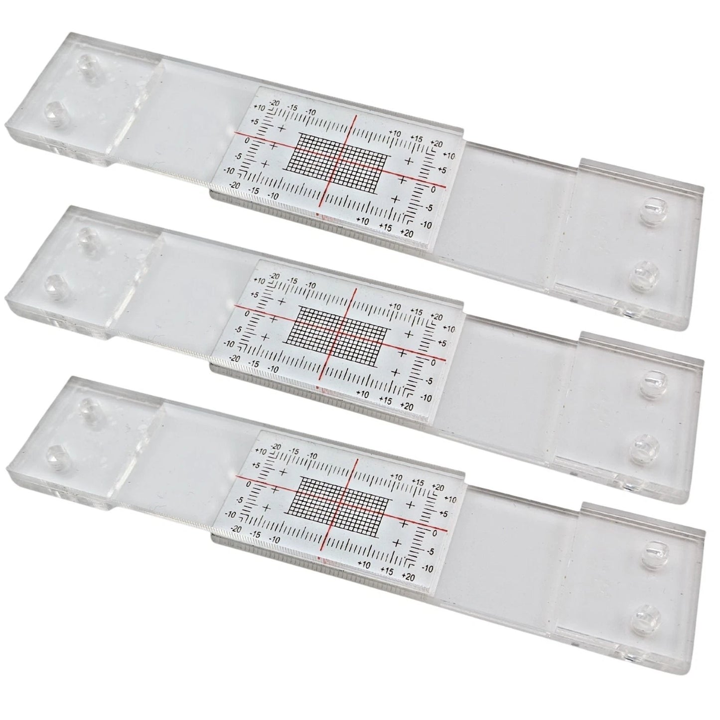3 Pack of Tell Tale Wall Crack Monitor Devices Movement Measure Observation Tools
