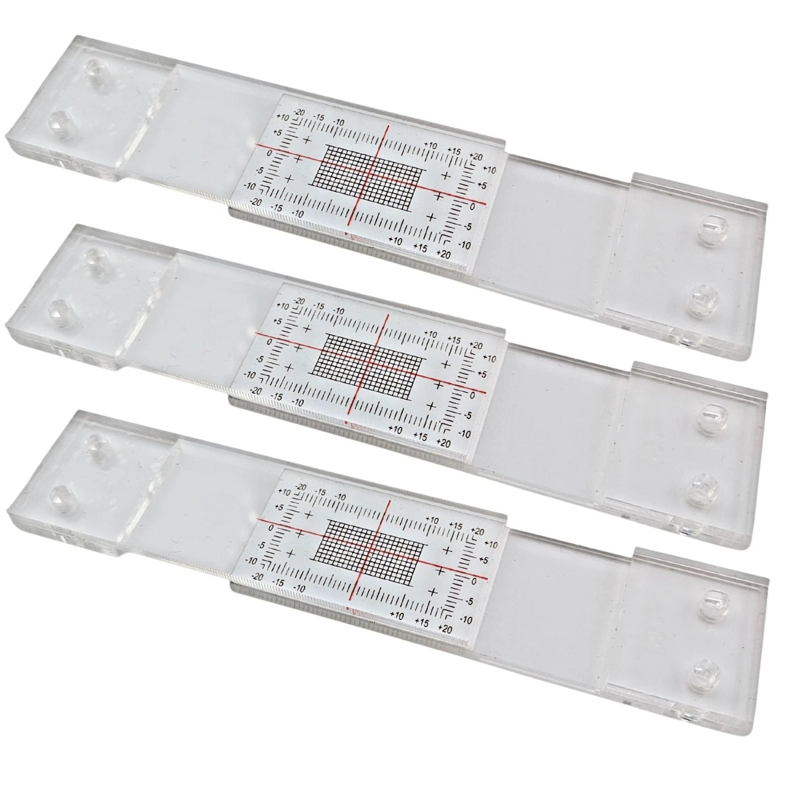 3 Pack of Tell Tale Wall Crack Monitor Devices Movement Measure Observation Tools