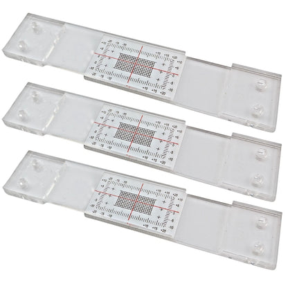 3 Pack of Tell Tale Wall Crack Monitor Devices Movement Measure Observation Tools